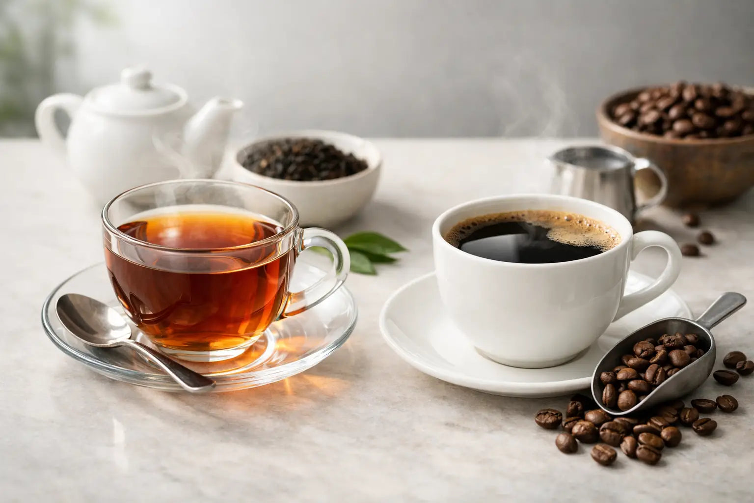 Tè nero o caffè: cosa scegliere davvero