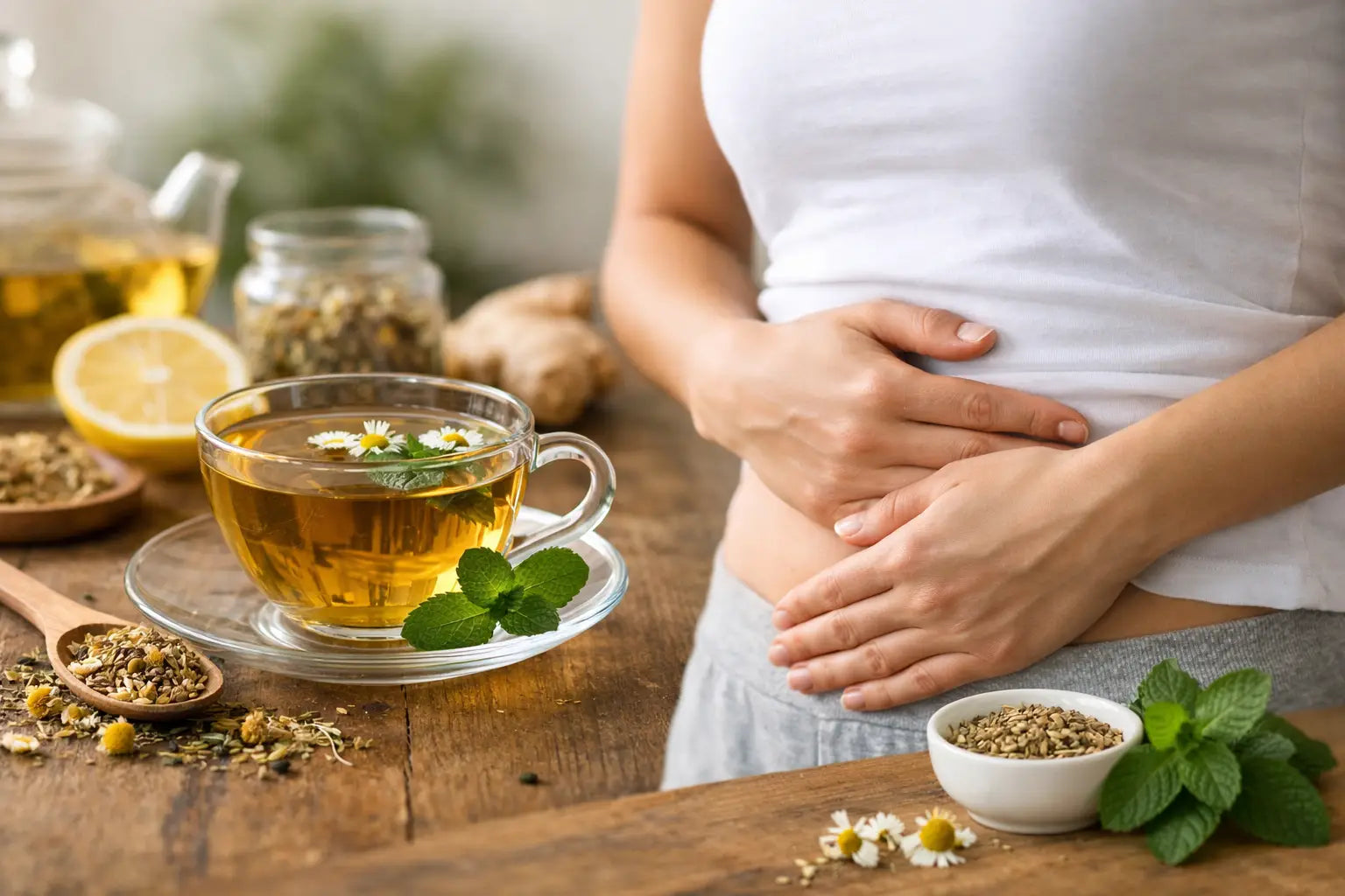Tisana per gonfiore addominale: cosa scegliere
