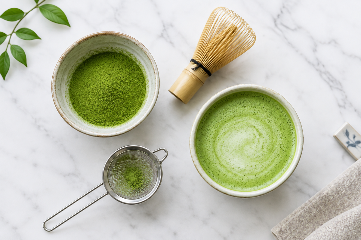 Matcha in casa: come prepararlo senza grumi