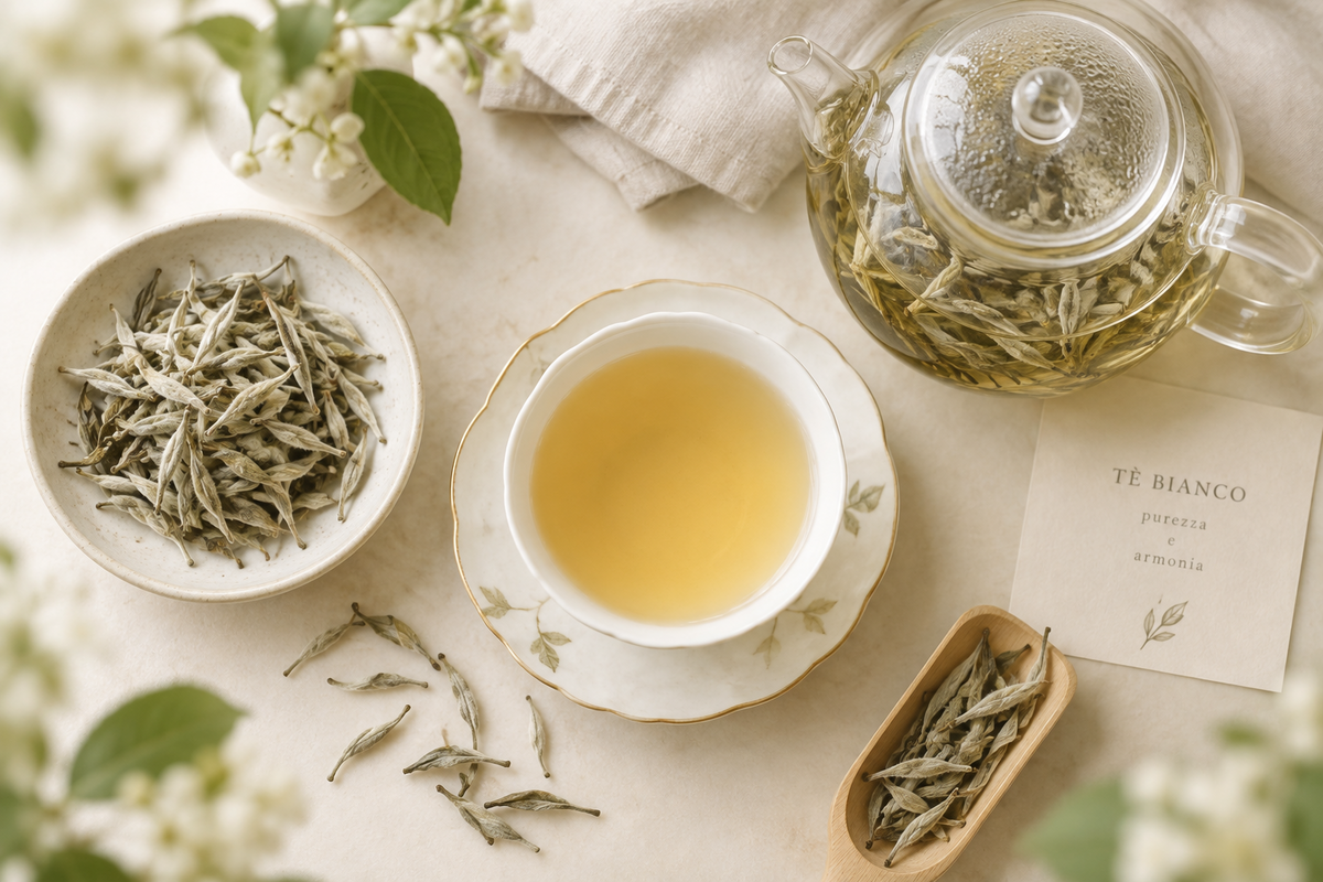 Tè bianco: sapore, preparazione e idee per iniziare