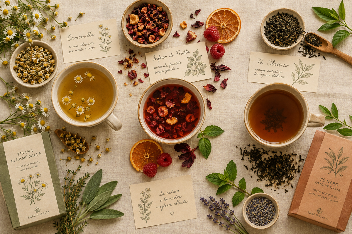 Tisana, infuso e tè: guida alle parole sulla confezione