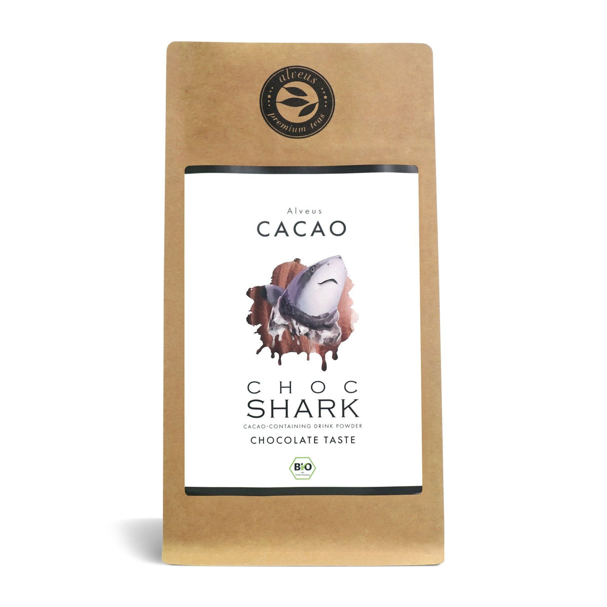 Choc Shark ORGANIC - 125g Bag - Cocoa